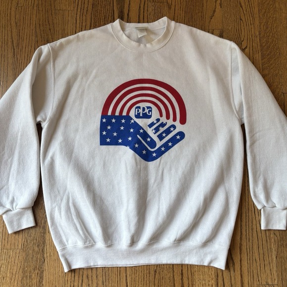 Vintage Other - Lee vintage Sweatshirt pPG Americana‎ Sz Large Unisex Cotton Blend